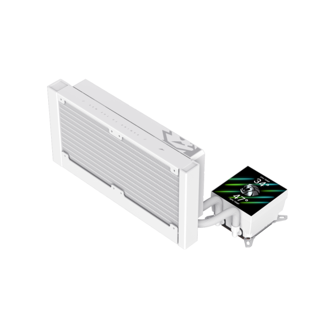 GAMEMAX GLACIER 240 LCD WH