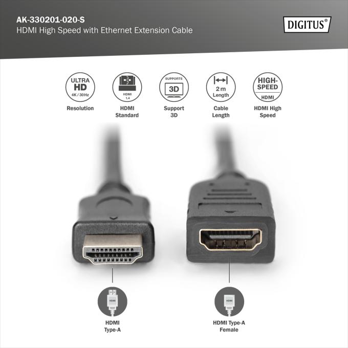 DIGITUS AK-330201-020-S