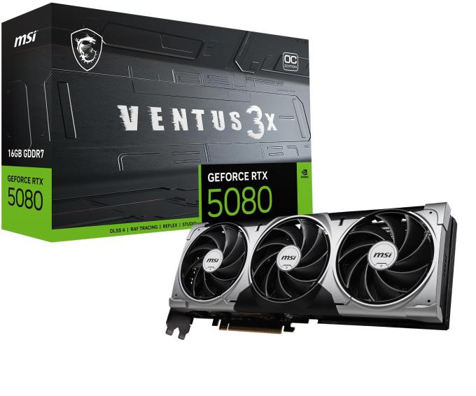 MSI RTX 5080 16G VENTUS 3X OC