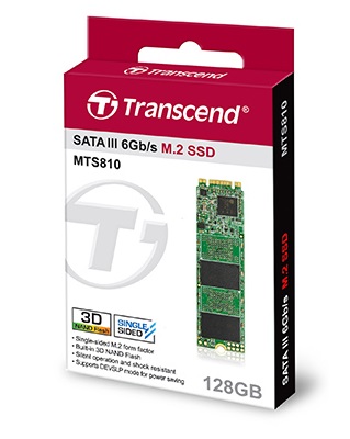 Твердотільний накопичувач SSD M.2 Transcend MTS810 128GB 2280 SATA TLC TS128GMTS810