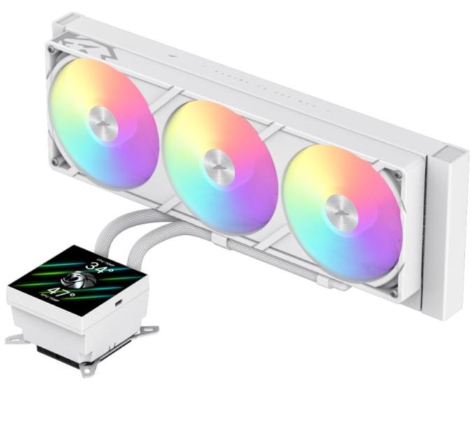GAMEMAX GLACIER 360 LCD WH