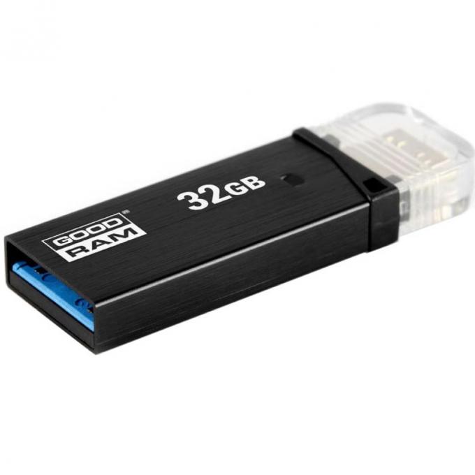 USB флеш накопитель GOODRAM 32GB OTN3 (Twin) Black OTG USB 3.0 OTN3-0320K0R11