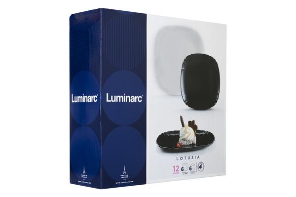 Сервиз LUMINARC LOTUSIA BLACK&WHITE /12 пр. N5229