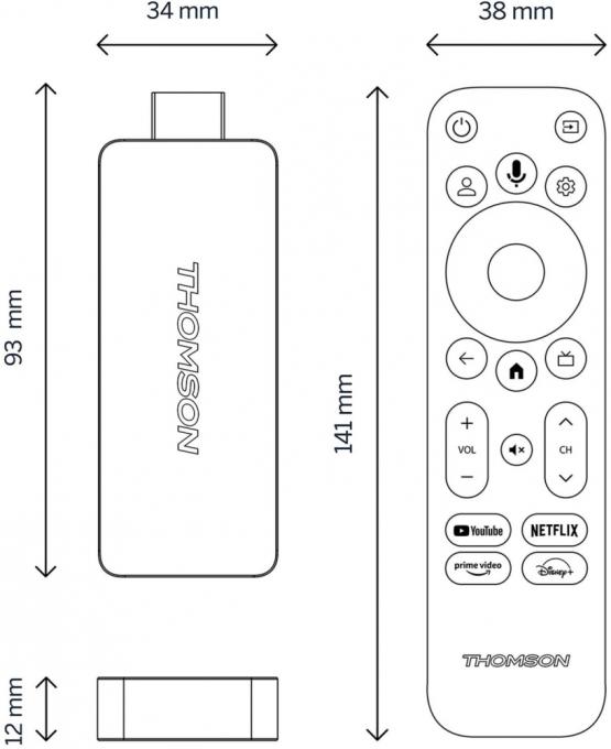 Thomson Streaming Stick 4K UHD 140G