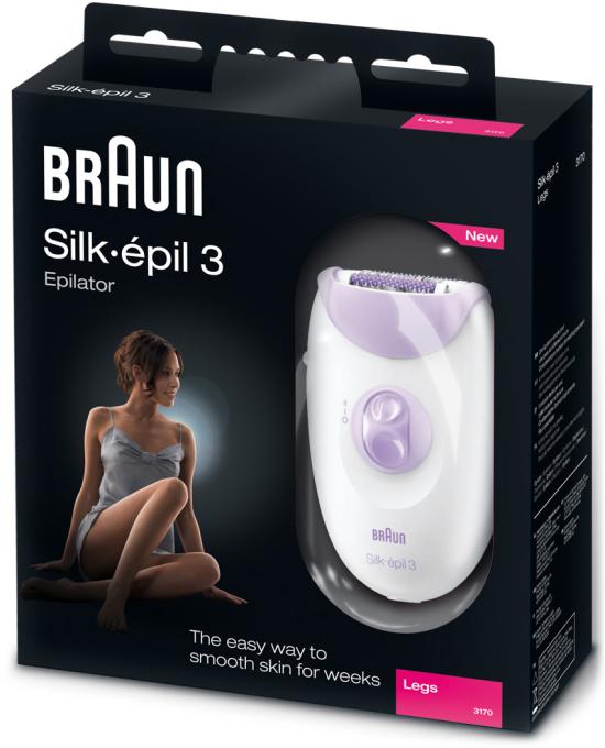 Эпилятор Braun SE 3170 white/purple 81315016