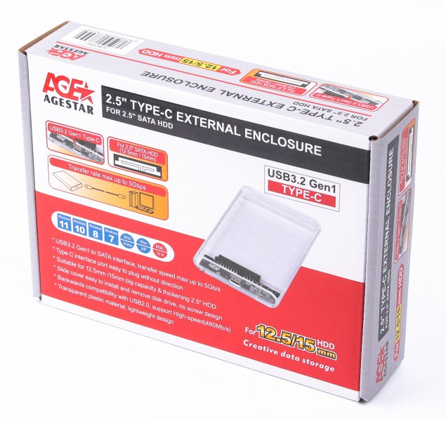 AgeStar 3UB2P6C (Transparent)