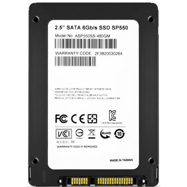 Накопитель SSD ADATA ASP550SS3-480GM-C