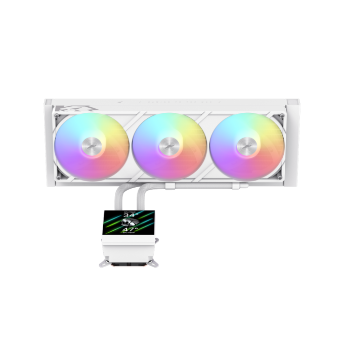 GAMEMAX GLACIER 360 LCD WH