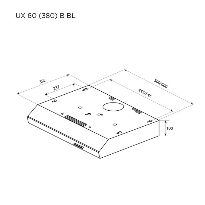 PYRAMIDA UX 60 (380) B BL
