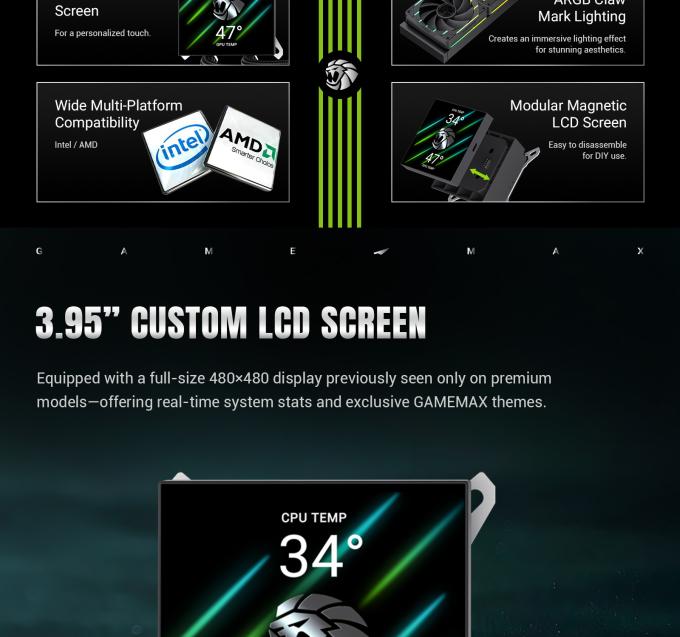 GAMEMAX HAILSTORM 360 BK