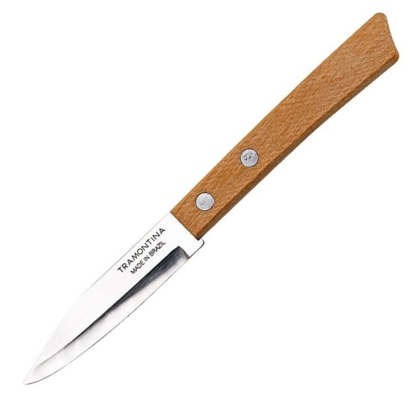 Нож TRAMONTINA NATIVA нож д/овощей 76мм инд.блистер 22940/103