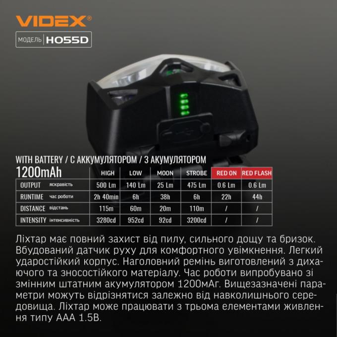 VIDEX VLF-H055D