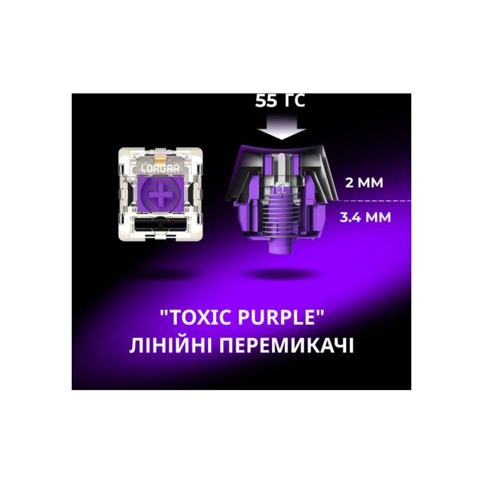 LORGAR LRG-KBP70TKLW-WH-US