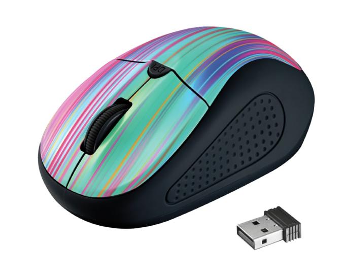 Мышка Trust Primo Wireless Mouse - black rainbow 21479