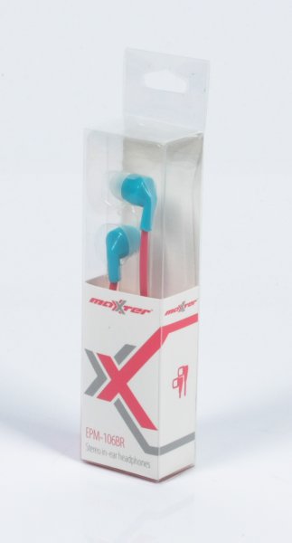 Наушники Maxxter EPM-106 Blue/Red EPM-106BR