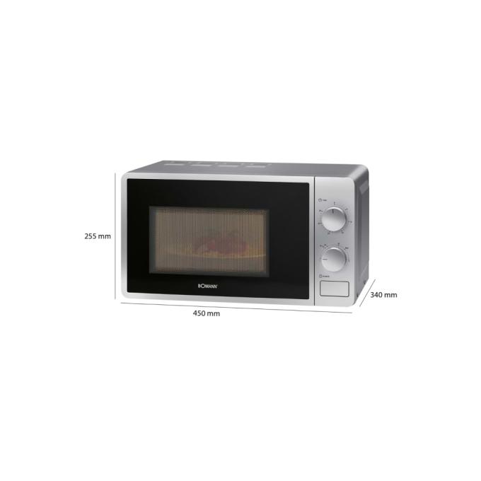 Bomann MW6014CB silver