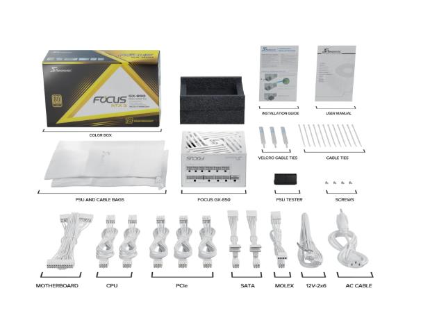 Seasonic FOCUS-GX-850-ATX31-WHITE