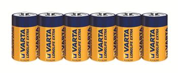 Батарейка Varta D Longlife Extra * 6 4120101306
