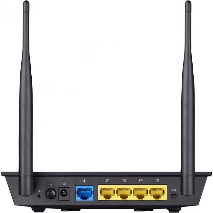 Интернет-шлюз ASUS RT-N12 v.D 802.11n 300Mbps 5dBi съемные антенны, 4xLAN FE, 1xWAN FE RT-N12/D