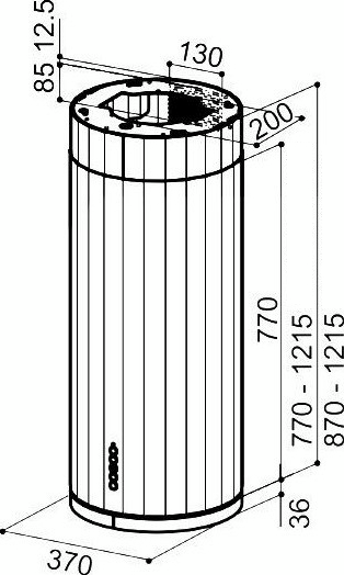 FABER Corinthia Isola Ev8+ WH Matt/TS A37