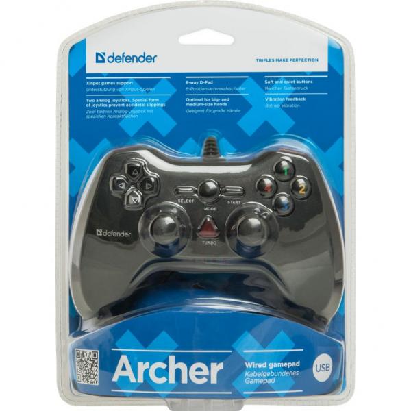 Геймпад Defender Archer USB 64248