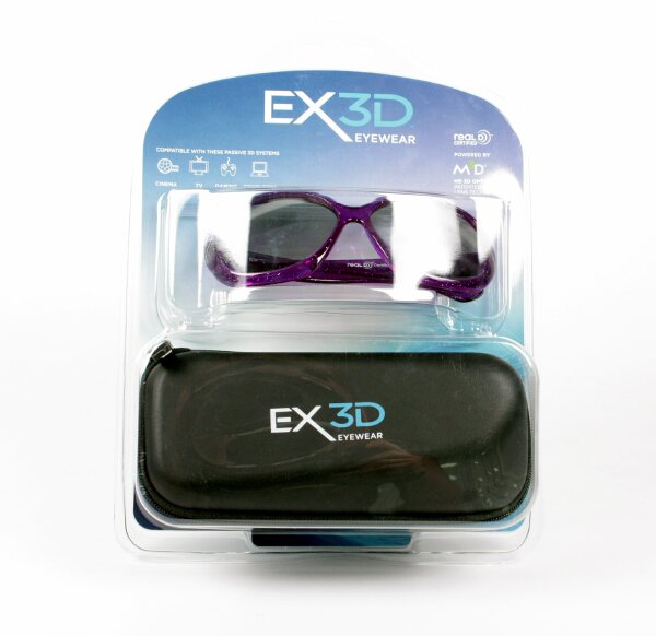 Очки 3D, фиолетовые EX3D EX3D1013/505 Blister pack