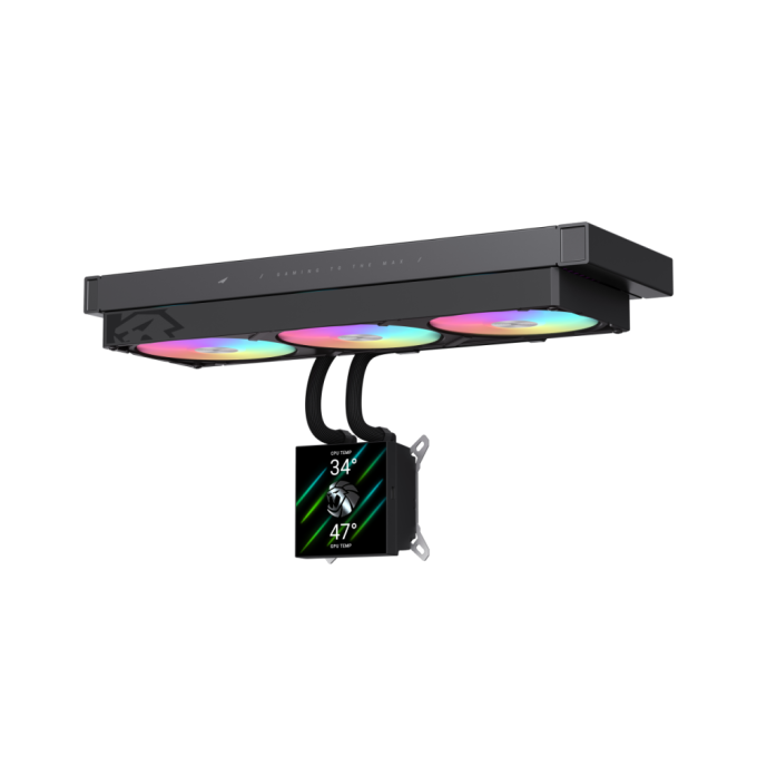 GAMEMAX GLACIER 360 LCD BK