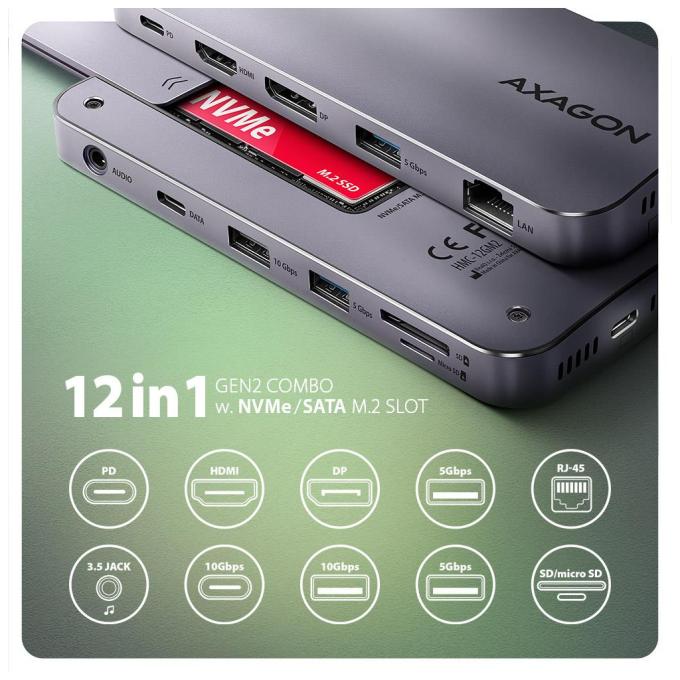 AXAGON HMC-12GM2