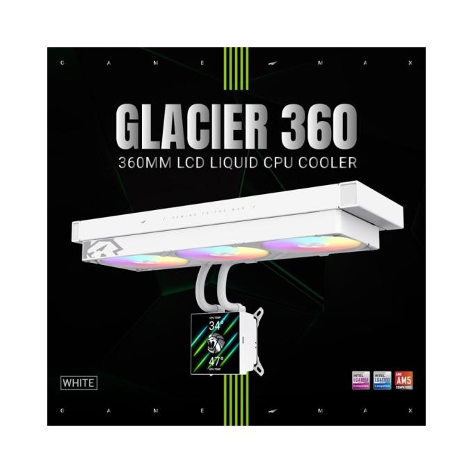 GAMEMAX GLACIER 360 LCD WH
