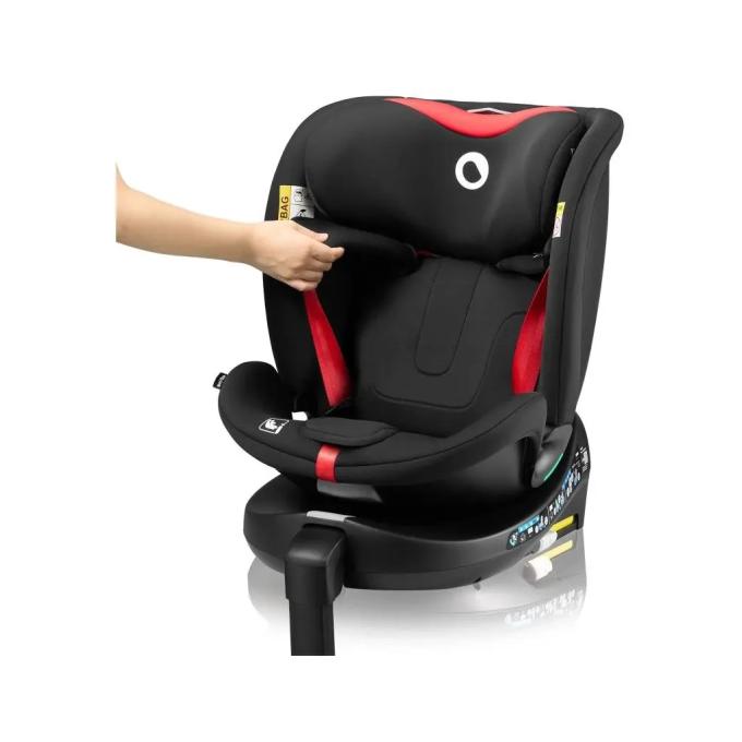 Lionelo LO-NAVY I-SIZE BLACK RED