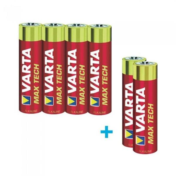 Батарейка VARTA MAX T. AAA BLI 6(4+2) ALKALINE 04703101436