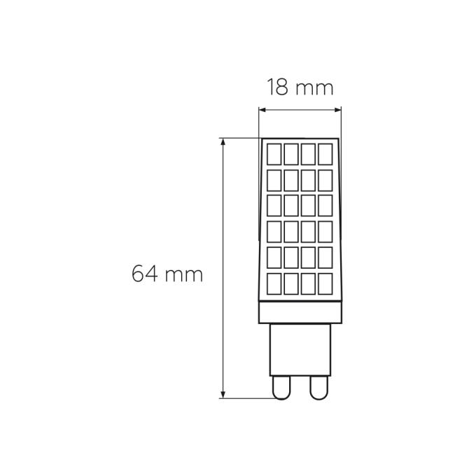 EUROLAMP LED-G9-0630(220)