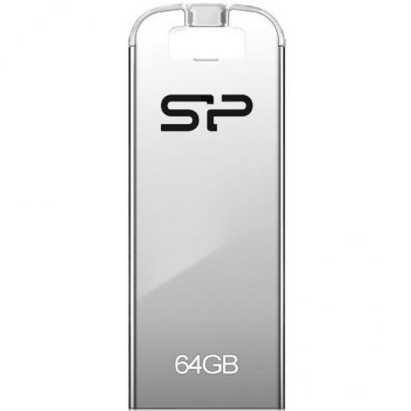 USB флеш накопитель Silicon Power 64GB Touch T03 Silver USB 2.0 SP064GBUF2T03V3F