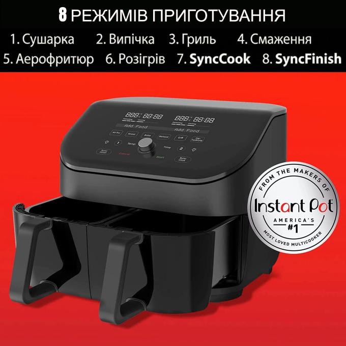 Instant Vortex Plus Double Basket ClearCook