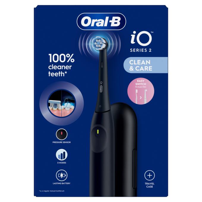 Oral-B iO2 Series Night Black + Travel Case