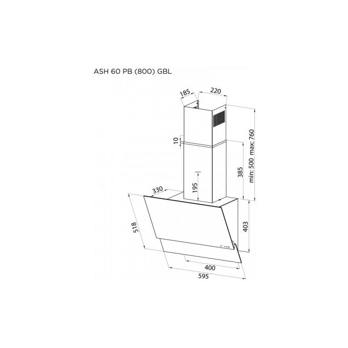 PYRAMIDA ASH 60 PB (800) XGBL
