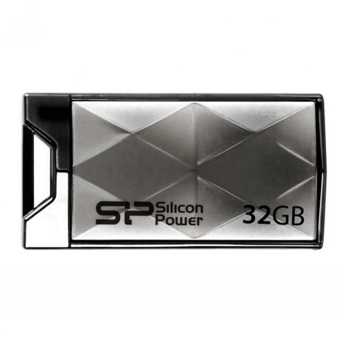 USB Flash Silicon Power Touch 850 32Gb Titanium SP032GBUF2850V1T