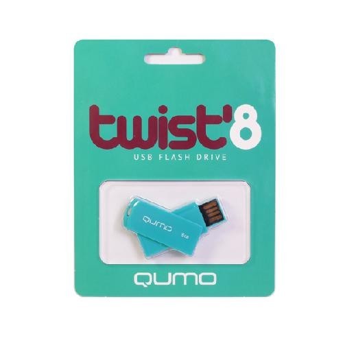 Qumo 16GB USB 2.0 Twist Cerise QM16GUD-TW-Cerise