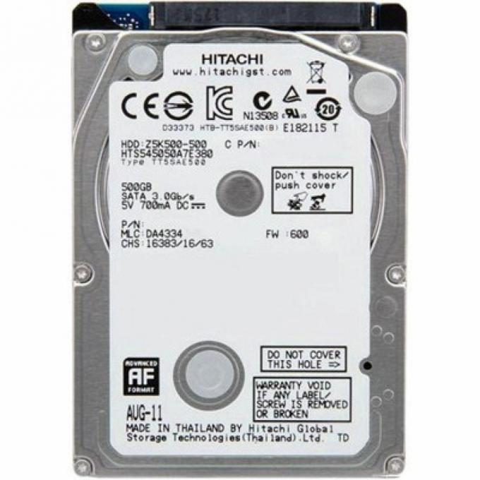 Жесткий диск для ноутбука WDC Hitachi HGST # 0J11285 / HTS545050A7E380 #