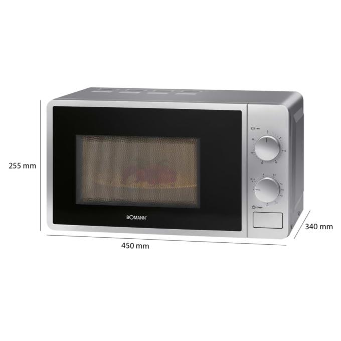 Bomann MWG6015CB silver