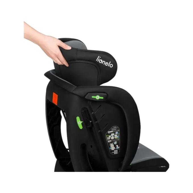 Lionelo LO-IZZY I-SIZE BLACK GREY