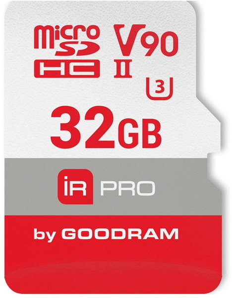 Карта памяти GOODRAM 32GB microSDHC UHS II V90 U3 IRDM PRO IRP-M9BA-0320R11