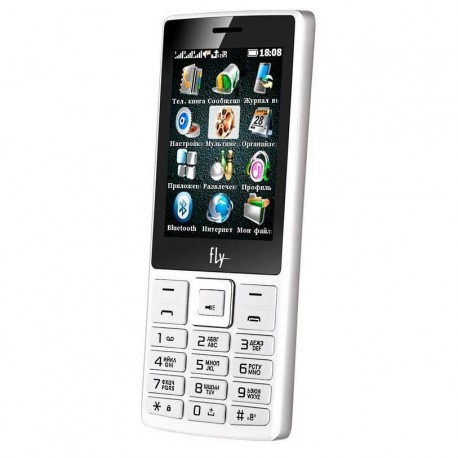 Мобильный телефон Fly TS112 White 4610015094701