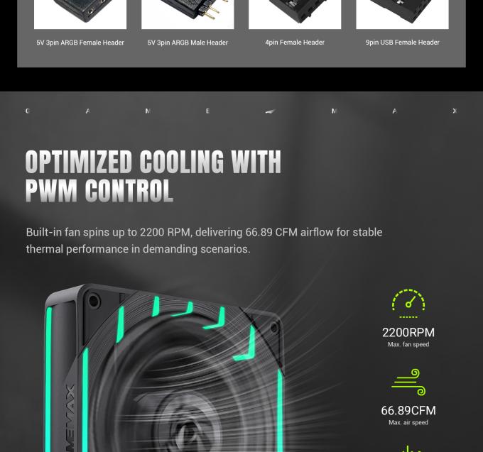 GAMEMAX HAILSTORM 360 BK