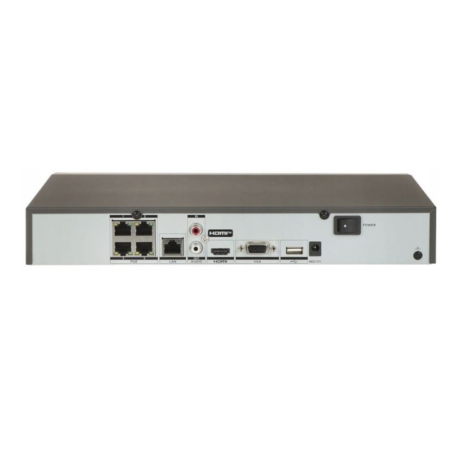 Hikvision DS-7604NXI-K1/4P 4-канальный PoE 1U 4К