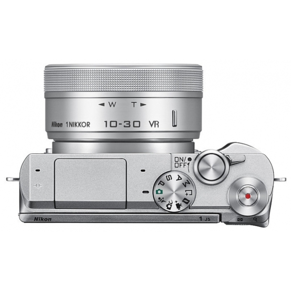 Цифровой фотоаппарат Nikon 1 J5 10-30 Silver Kit VVA243K001