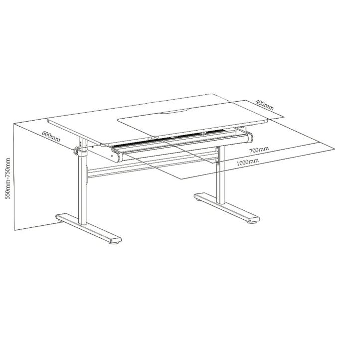 FunDesk DOLORE GREY