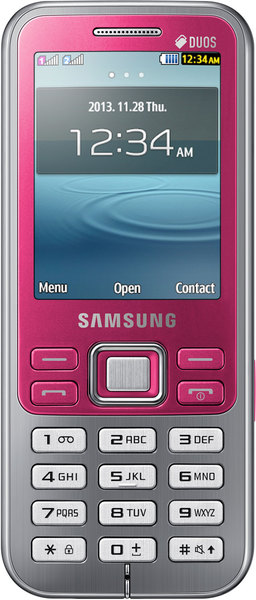 Мобильный телефон Samsung GT-C3322 DUAL SIM PINK GT-C3322ZIISEK