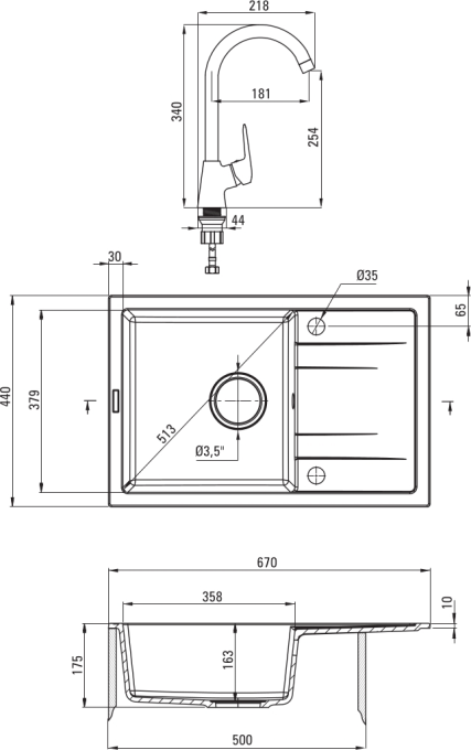 Deante ZQZC211A