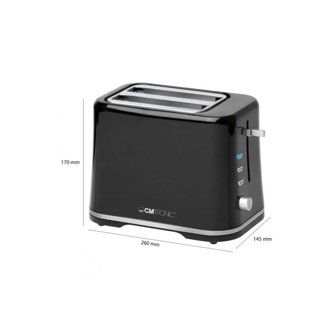 Clatronic TA 3554 black-silver